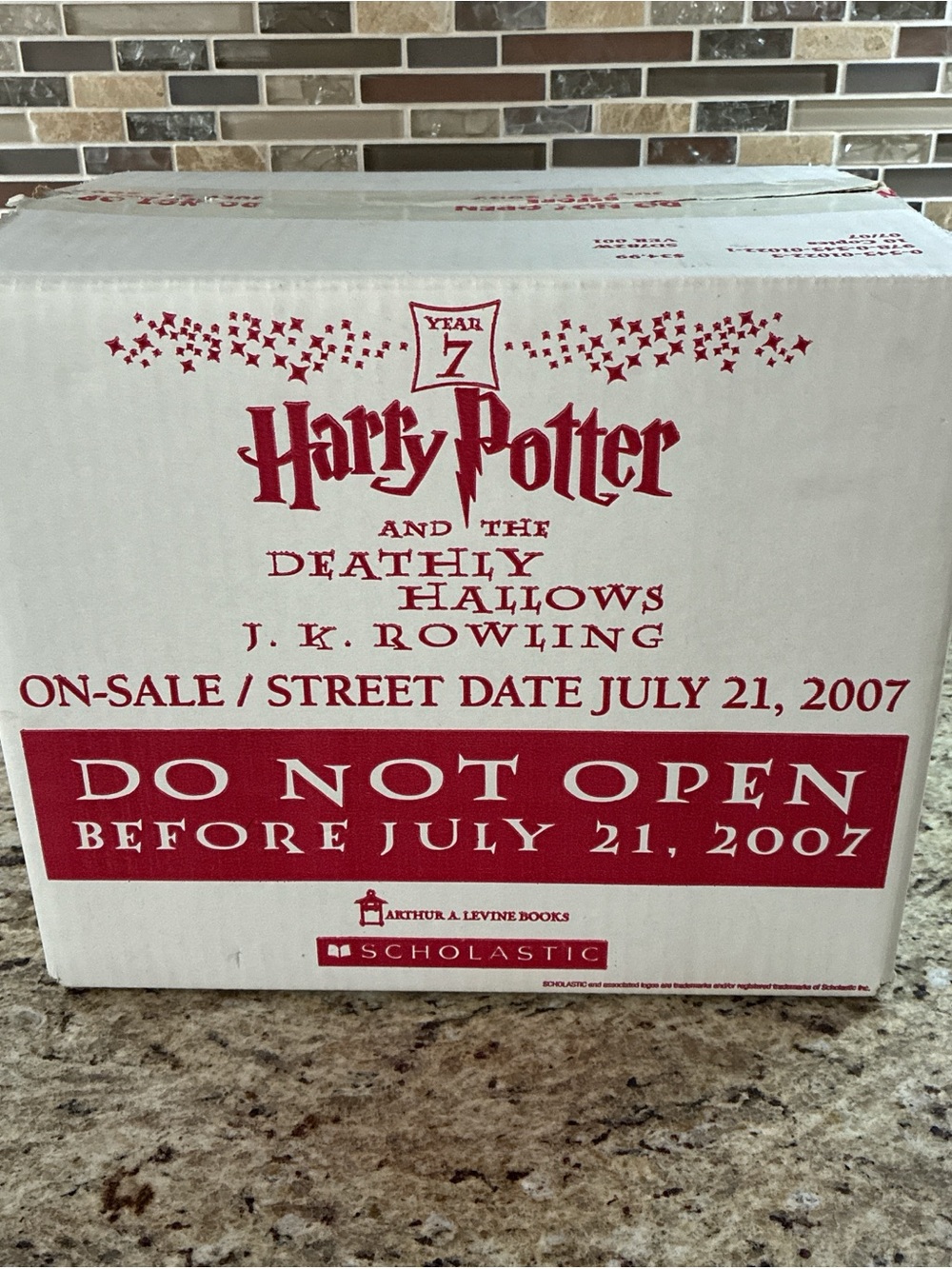 Harry Potter and the Deathly Hallows book box
